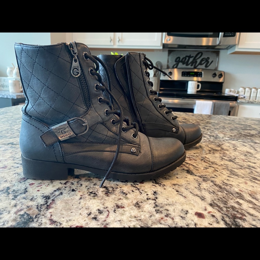 Guess combat boots